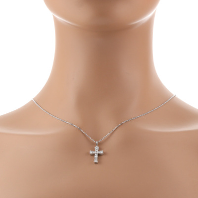 Bvlgari Serpenti Cross Diamond Pendant - 7