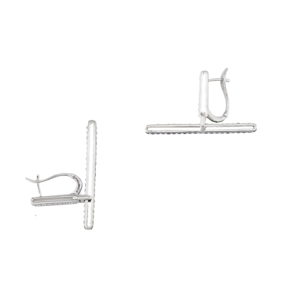 Tsavorite, Spinel & Diamond Reversible Earrings - 5