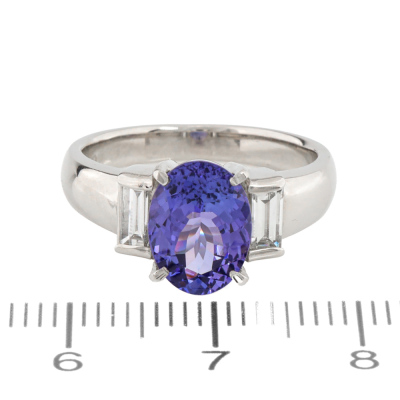 2.29ct Tanzanite & Diamond Ring - 2
