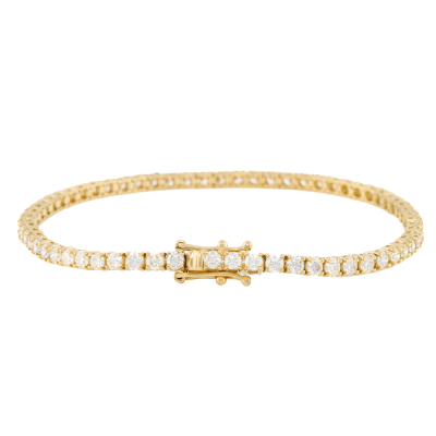 3.92ct Diamond Tennis Bracelet - 2