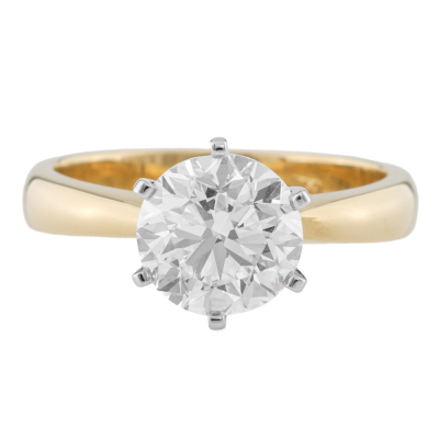 2.00ct Diamond Solitaire Ring GIA E VS1