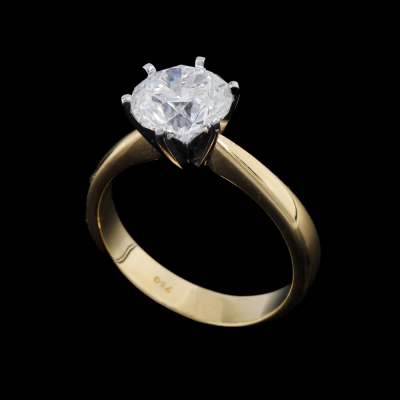 2.00ct Diamond Solitaire Ring GIA E VS1 - 7