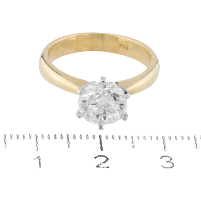 2.00ct Diamond Solitaire Ring GIA E VS1 - 9