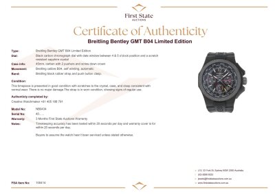 Breitling Bentley GMT B04 Limited Edition - 4