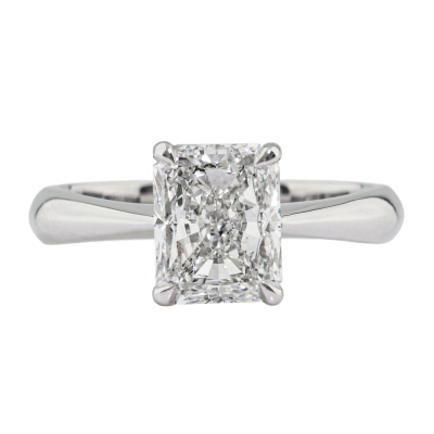 2.01ct Diamond Solitaire Ring GIA H SI2