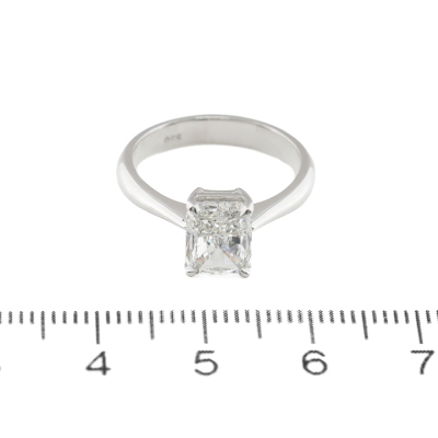 2.01ct Diamond Solitaire Ring GIA H SI2 - 2