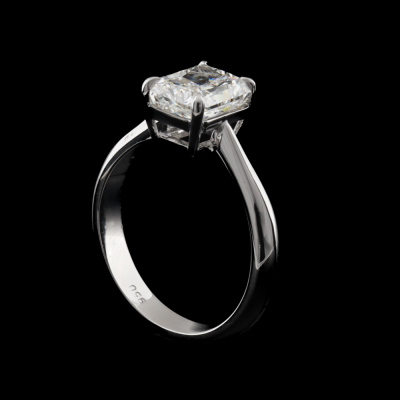 2.01ct Diamond Solitaire Ring GIA H SI2 - 6