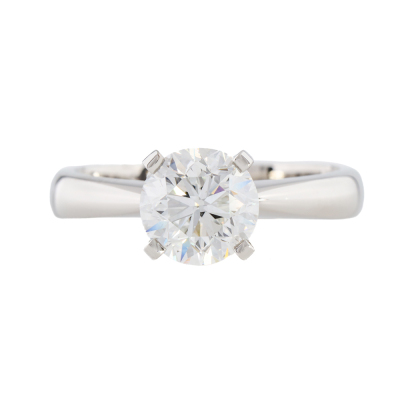 1.50ct Diamond Solitaire Ring GIA E SI1
