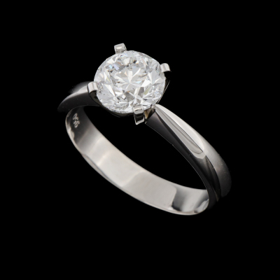 1.50ct Diamond Solitaire Ring GIA E SI1 - 6