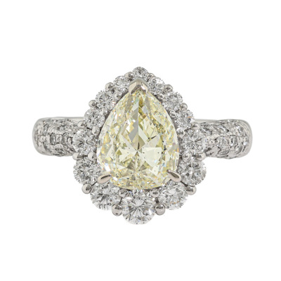 2.03ct Centre Diamond Halo Ring