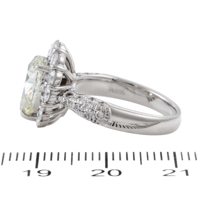 2.03ct Centre Diamond Halo Ring - 2