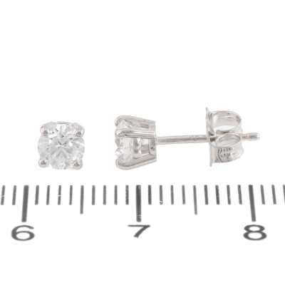 0.60ct Diamond Studs GIA D VVS1 - 2