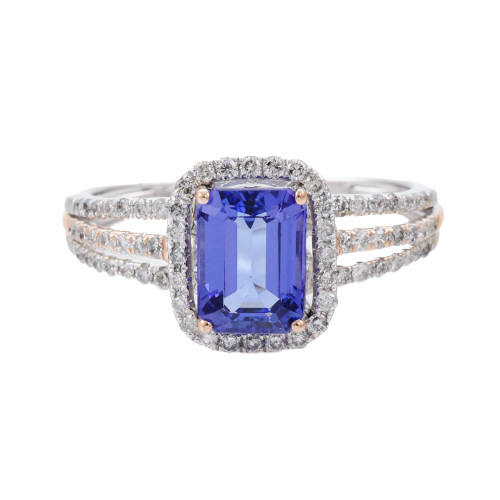 1.80ct Tanzanite & Diamond Ring