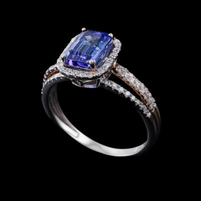 1.80ct Tanzanite & Diamond Ring - 5