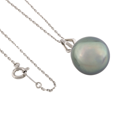 12.9mm Tahitian Pearl Pendant - 3