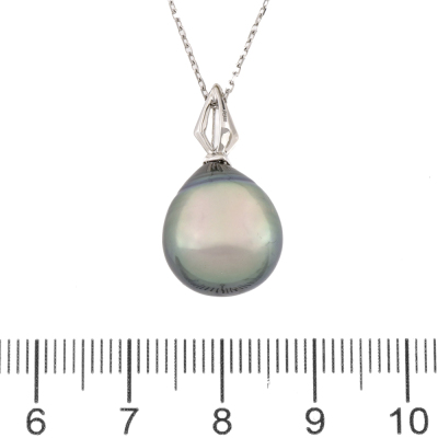 12.9mm Tahitian Pearl Pendant - 6