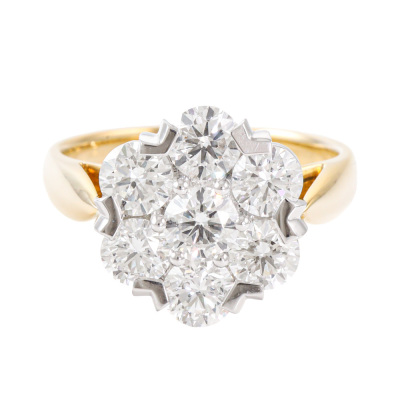 3.00ct 7 Stone Diamond Dress Ring