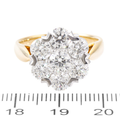3.00ct 7 Stone Diamond Dress Ring - 2