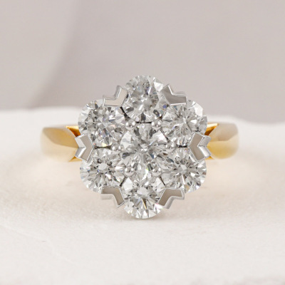 3.00ct 7 Stone Diamond Dress Ring - 7