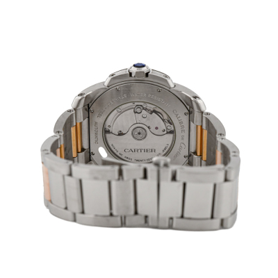 Calibre de Cartier 18ct Rose Gold & Stainless Steel - 7