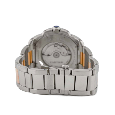 Calibre de Cartier 18ct Rose Gold & Stainless Steel - 8