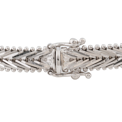 1.30ct Sapphire & Diamond Gold bracelet - 2