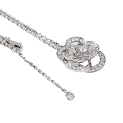 Chanel Fil De Camelia Diamond Necklace - 7