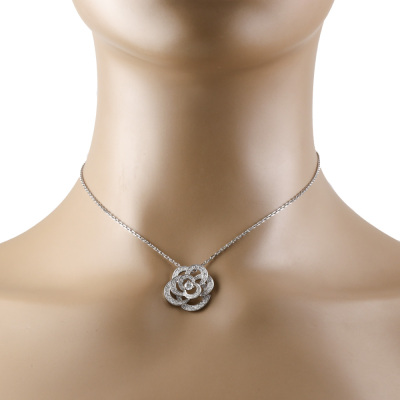 Chanel Fil De Camelia Diamond Necklace - 8
