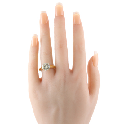 3.32ct Diamond Solitaire Ring - 2