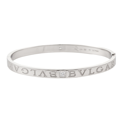 Bvlgari Double Logo Diamond Bracelet