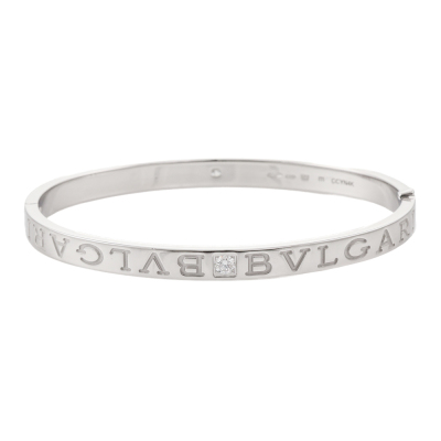 Bvlgari Double Logo Diamond Bracelet