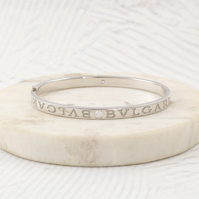 Bvlgari Double Logo Diamond Bracelet - 9