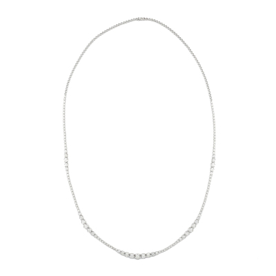 10.25ct Diamond Double Strand 4 Way Necklace - 12