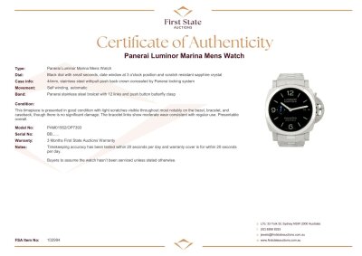 Panerai Luminor Marina Mens Watch - 4