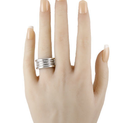 Bvlgari B.Zero1 Four Band Diamond Ring - 8
