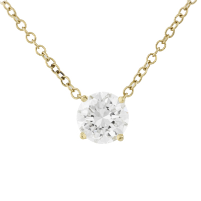 1.01ct Diamond Solitaire Pendant GIA F VS1
