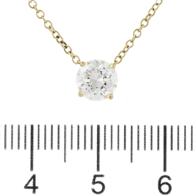 1.01ct Diamond Solitaire Pendant GIA F VS1 - 2