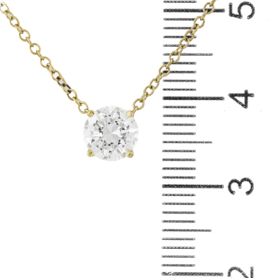 1.01ct Diamond Solitaire Pendant GIA F VS1 - 3