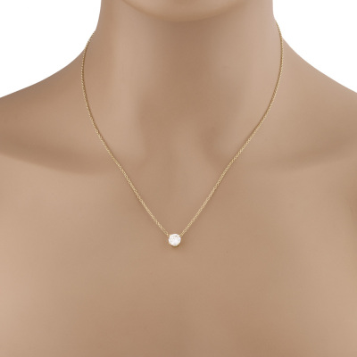 1.01ct Diamond Solitaire Pendant GIA F VS1 - 7