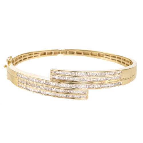 2.00ct Baguette Cut Diamond Bangle