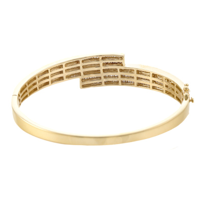 2.00ct Baguette Cut Diamond Bangle - 5