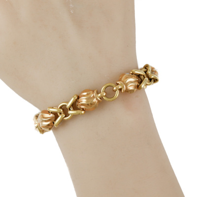 18ct Gold Chain Bracelet, 25.9g - 6