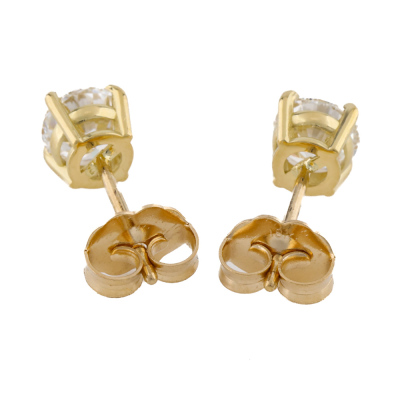 1.00ct Diamond Studs GIA D VS2 - 4