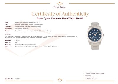 Rolex Oyster Perpetual Mens Watch 124300 - 4