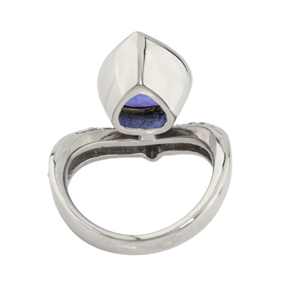 3.65ct Tanzanite & Diamond Ring - 4