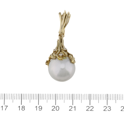 15.6mm South Sea Pearl Enhancer Pendant - 2