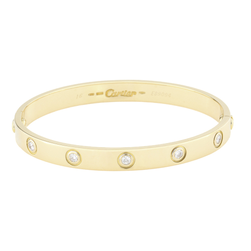 Cartier Love Bracelet, 10 Diamonds