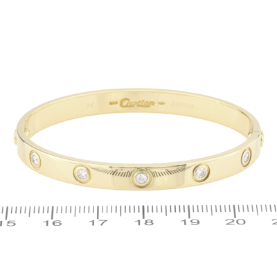Cartier Love Bracelet, 10 Diamonds - 2