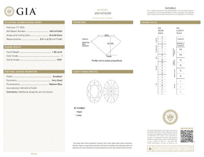 3.00ct Loose Pair Diamonds GIA I VVS1/VVS2 - 2