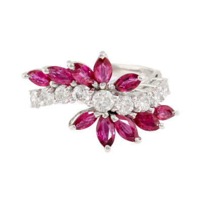 1.48ct Ruby & 0.71ct Diamond Ring